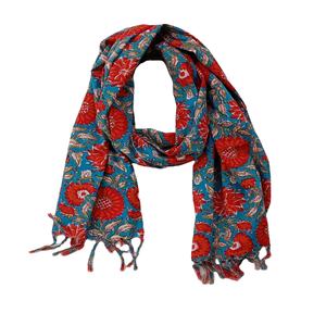 Modal lin Designer Flora motif imprimé numérique en gros de haute qualité chaud femmes écharpe extrêmement doux Texture dame écharpes - Product Image 2