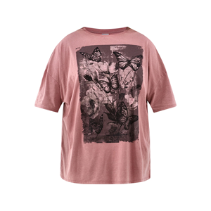 Camisetas de Punto Casuales con Cuello Redondo para Mujer, Tallas Grandes, Manga Corta, Ajuste Delgado, Transpirables, Ecológicas, Estampado Personalizado, Nueva Llegada - Product Image 3