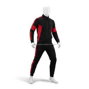 Conjunto Deportivo de Verano para Hombre, Dos Piezas, Chaqueta con Cierre y Pantalones con Cintura Elástica, Estilo Francés, Personalizable con Logotipo, Ligero - Product Image 1