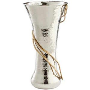 Florero de Dalia hecho a mano, acero inoxidable negro mate con escultura Floral de latón dorado, decorativo elegante para decoración del hogar - Product Image 5