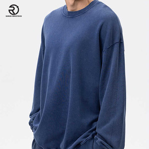 เสื้อสเวตเตอร์สำหรับผู้ชายเสื้อสเวตเตอร์มีฮู้ดสไตล์สตรีทแวร์ผ้าหินพิมพ์ลายตามสั่ง - Product Image 2