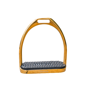 Estribos de Equitación de Aluminio Color Oro Rosa, Silla de Montar Inglesa, Duraderos, Antideslizantes, de Alta Calidad, Personalizables, Marca OEM - Product Image 2