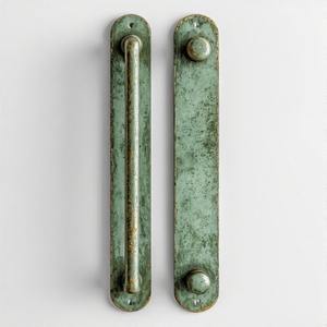 Porte AuraGrip Majestic Aura Premium Poignée de porte en noir mat et or pour portes en bois haut de gamme - Product Image 3