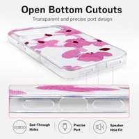 Coque pour 17 Pro Max en TPU+TPE, design cartoon, transparente, anti-jaunissement, résistante aux rayures, protection OEM/ODM en gros