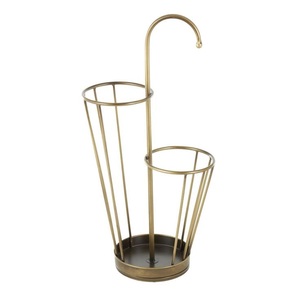 Porte-parapluie en métal de qualité supérieure pour centre commercial, couleur argent et noir, design frais, support de rangement pour parapluie - Product Image 2