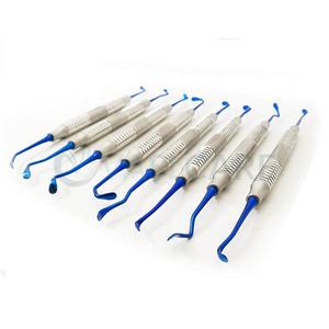 Sinus Lift Instruments Set of 8 <b>Kit</b> Implant Dental Titanium <b>Polished</b> Coated Dental Endodontic Surgery Instruments - Product Image 6