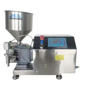 Auto Gear Pump Dispensing Beverage Honey Shampoo Cosmetic Plastic Cream Bottle Body Butter Jar Packing And Filling Machine