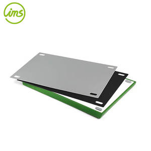 Planche à découper en plastique verte Chef avec tapis antidérapants de rechange 45x30cm 2.0cm d'épaisseur en PP et PE - Product Image 3