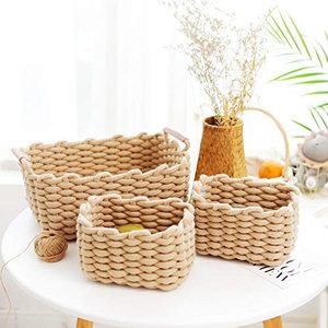 Durable <b>Basket</b> Cotton Rope, Large <b>Blanket</b> <b>Basket</b> Laundry Hamper for Throws, Pillows, <b>Blanket</b> OEM Made in Vietnam - Product Image 3