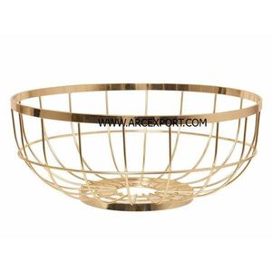 Bol de décoration de table de fruits plaqué or standard - Product Image 4