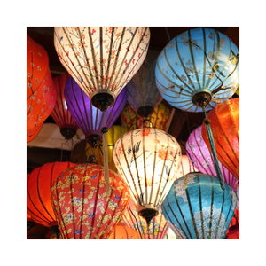 Premium 2025 nuevo diseño Original vietnamita seda y bambú linternas colgantes decoración de fiesta - Product Image 1