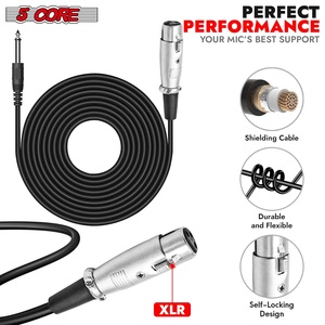 ไมโครโฟน 5Core XLR ไดนามิก ไมค์คาราโอเกะ ไมค์ร้องเพลง ไมค์สตูดิโอ ไมค์แบบมือถือ - Product Image 4