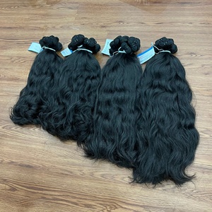 Gran descuento 50% Cabello de trama ondulado natural Cabello crudo vietnamita Cabello virgen cutícula alineada para mujeres - Product Image 2