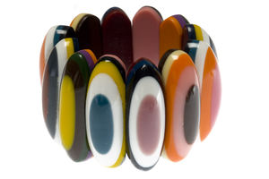 Ensemble de bracelets en résine moderne pour femmes, collection de bijoux de mariage - Product Image 4