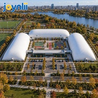 Stade dôme gonflable toutes saisons pour le tennis, le badminton et les sports polyvalents