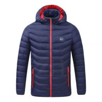Unisex Fermuarlı Nefes Alabilen Kapitone Yünlü Kapüşonlu Ceket Özel Logo Büyük Beden Katlanabilir Hafif Kışlık Mont Su Geçirmez