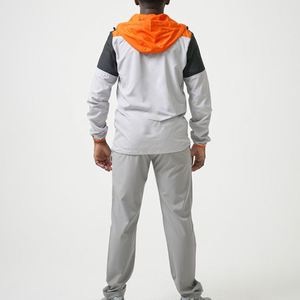 Custom Nylon Sweat Suit Zip up Jacket <b>Pants</b> Set Casual Lightweight <b>Men's</b> Windbreaker Sweat Suit Winter Tracksuit For <b>Men</b> - Product Image 3