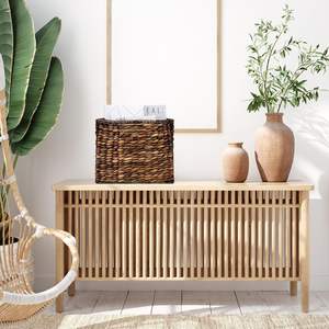 Cesta de revistas de algas marinas naturales de 2 colores para el hogar, revistero multifunción independiente para el hogar y la Oficina - Product Image 3