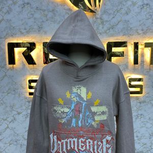Nouveau style, meilleur matériau, sweat à capuche arrivé, broderie personnalisée, imprimé, 100% coton molletonné, streetwear, sweat à capuche unisexe - Product Image 3
