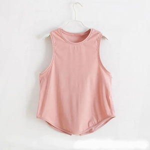 2025 New Arrival Women's Casual Yoga <b>Top</b> with Custom Logo Size and Color Options Quick Dry Women's Tanks <b>Tops</b> - Product Image 4