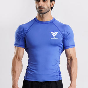 เสื้อยืดสำหรับยิมทรงโอเวอร์ไซส์ของผู้ชายเสื้อยืดสำหรับออกกำลังกายกลางแจ้งแบบลำลองระบายอากาศได้ - Product Image 2