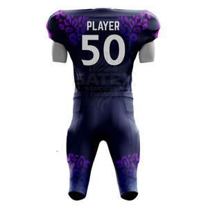 Concevez votre propre uniforme de football américain personnalisé fabriqué dans le meilleur matériel uniforme de football américain - Product Image 2