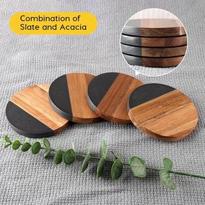 Best Wood Marble <b>Table</b> <b>Coaster</b> With Beast Design for Parties and Other Functions Tableware Decorative Mat/Pad - Product Image 3
