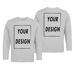 Wholesale Price Quick Drying Plus Size T-Shirt Custom Logo Printed Men's and Women's Breathable Jersey Long Sleeved - Product Image 6