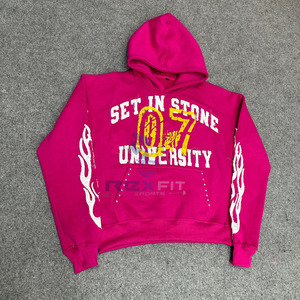 Sudadera con capucha con cremallera más demandada por el cliente del fabricante alto Impreso digital Hecho en fábrica Precio barato 100% Sudaderas con capucha de invierno de algodón Hombres - Product Image 6