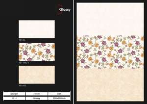 Acabado de pared con azulejos cerámicos de 300x600 mm para baño y cocina, acabado brillante, mate, con efecto de azúcar tallado, diseño de pared interior de lujo. - Product Image 5