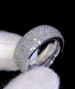 Moissanite Hip Hop <b>Ring</b> for Men channel Jewelry Gift for Him Boyfriend Fully Iced Out Diamond Band <b>Ring</b> Hip Hop <b>Ring</b> - Product Image 1