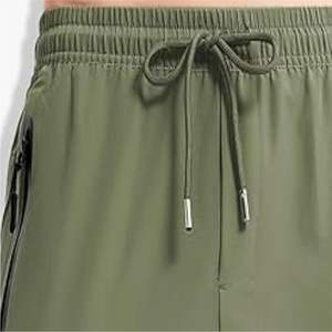 Nouveau design Pantalon de jogging décontracté pour homme en toile de coton, taille haute, léger, en gros - Product Image 4