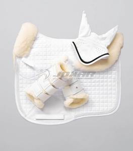 Selle anglaise matelassée douce et confortable, en coton de qualité supérieure, durable, personnalisée, selle d'équitation, selle sur mesure - Product Image 3