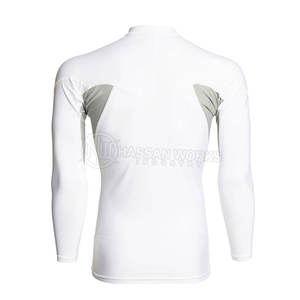 Men's Long Sleeve Breathable Quick Dry Eco-Friendly <b>MMA</b> <b>Rash</b> <b>Guard</b> Solid Color High Quality - Product Image 3