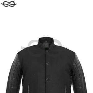 OEM personalizado de alta calidad para hombre chaquetas de tela de pana mantener caliente bombardero Letterman chaqueta de béisbol para los hombres - Product Image 2