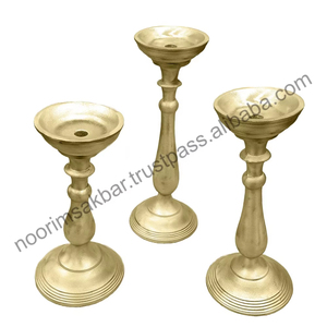 Candelabros de Aluminio con Acabado Dorado 2026, Centros de Mesa de Primera Calidad, Perfectos para Bodas y Eventos - Product Image 5