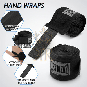 2 Pcs/Rouleaux 3M Bandage de boxe Coton Sports Muay Thai Karaté Sports Fist Bandage Fitness Hand Protector Wrap - Product Image 2