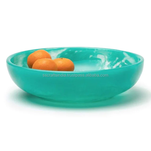 Bol à mélanger en résine de haute qualité Best Finishes, bol en résine pour mariage, restaurant, hôtel, bol à nourriture, fruits, bol de service décoratif en résine - Product Image 2