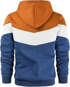 Sweat à capuche en polaire pour homme, poids lourd, position du logo personnalisé sur le devant, 100% coton, coupe classique, coupe-vent, respirant, OEM - Product Image 3