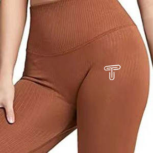 Meilleur prix du fabricant Leggings de yoga personnalisés Spandex/Nylon Scrunch Leggings pour les fesses pour les femmes avec marque de distributeur - Product Image 3