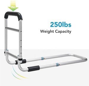 Barandillas <span class=keywords><strong>de</strong></span> Asistencia para Cama <span class=keywords><strong>de</strong></span> <span class=keywords><strong>Hospital</strong></span> MSMT, Tamaño Queen, <span class=keywords><strong>de</strong></span> Acero, Plegables, Resistentes, Capacidad <span class=keywords><strong>de</strong></span> 150 kg, Soporte Ajustable para Cabecera <span class=keywords><strong>de</strong></span> Cama - Product Image 3