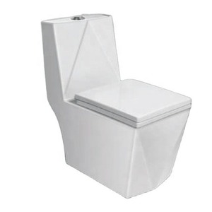 Ethiopie Populaire White Dragon Water Closet S-trap Siège de toilette monobloc pour Ehiopia - Product Image 1