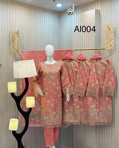 SSumaira Collection Premium Khaddar brodé 3 pièces Plazo Salwar Kameez robe ensemble tenue chaude et tendance, petites à grandes tailles - Product Image 4