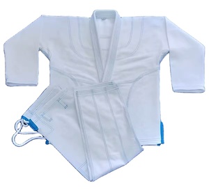Kimono de BJJ para Hombre, Duradero, 100% Algodón, Transpirable, Altamente Elástico, Corte Atlético, Logotipo Frontal, para Entrenamiento y Competencia - Product Image 6
