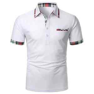 เสื้อโปโลสำหรับผู้ชายเครื่องแบบบริษัทที่ปรับแต่งได้ลายปักโลโก้ผ้าฝ้ายโพลีเอสเตอร์ - Product Image 2