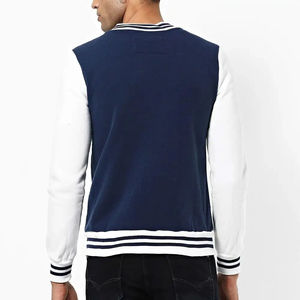 El más nuevo estilo Friendly Budget Color sólido Hombres Lettermen Chaqueta Tamaño regular Transpirable Aspecto clásico Versity Chaqueta para hombres - Product Image 3