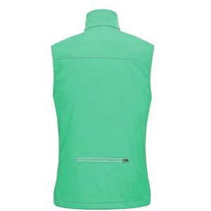 Chaleco Softshell ligero y transpirable con bordado de logotipo personalizado para hombre, chaqueta impermeable sin mangas para viajes, senderismo, chalecos para correr - Product Image 2
