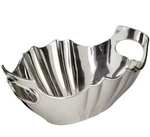 modern look <b>golden</b> finished round shape serving bowl for hotel restaurant and <b>bar</b> - Product Image 2