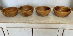 <b>Olive</b> <b>Wood</b> <b>Bowl</b> Candle Jar Handmade Gift - Product Image 3