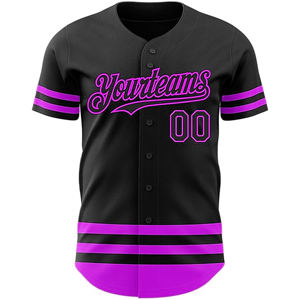 Maillot de baseball de qualité supérieure pour hommes Maillot de baseball imprimé de logo personnalisé Sports de plein air Maillot de baseball de style unique - Product Image 5